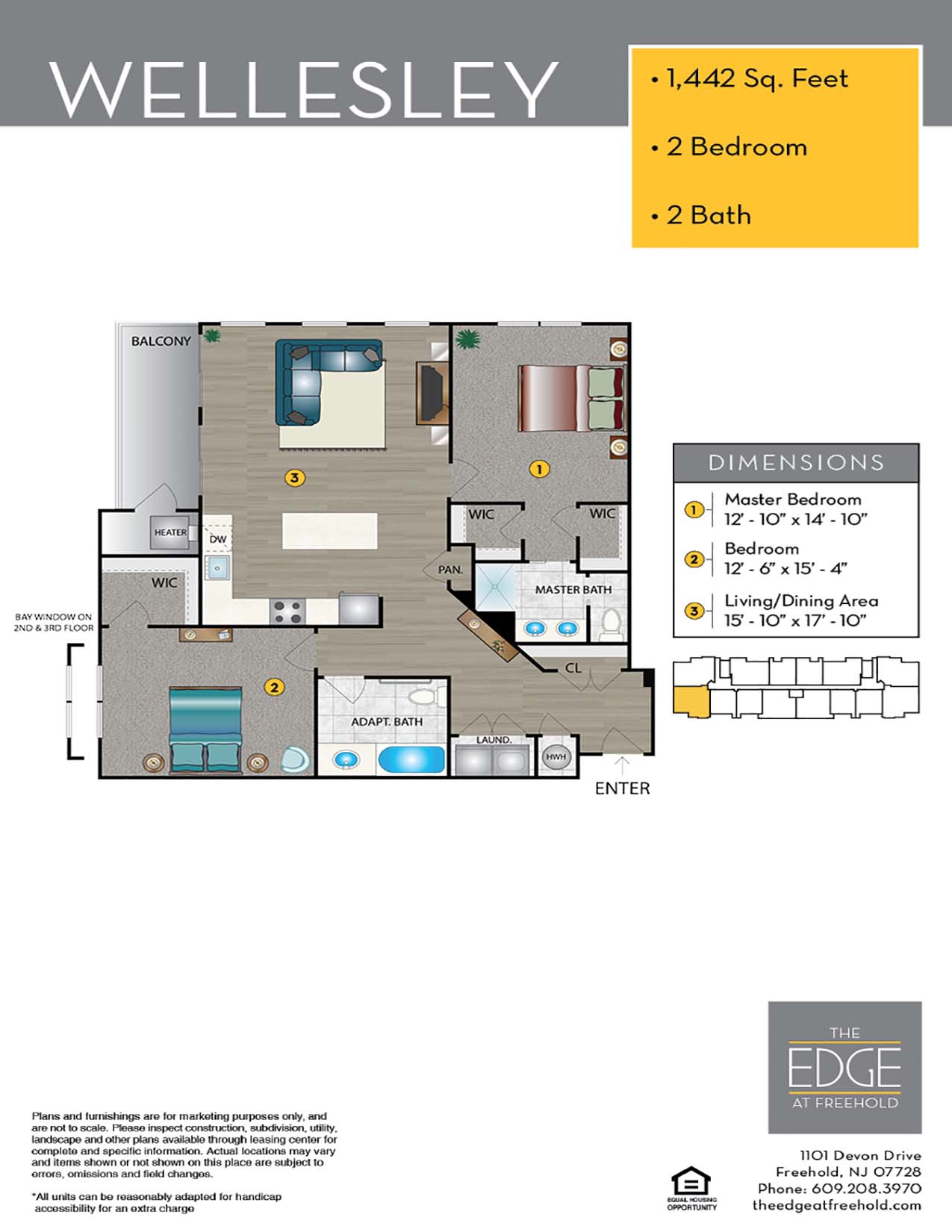 Luxury Floor Plans The Edge At Freehold, NJ. Monmouth County