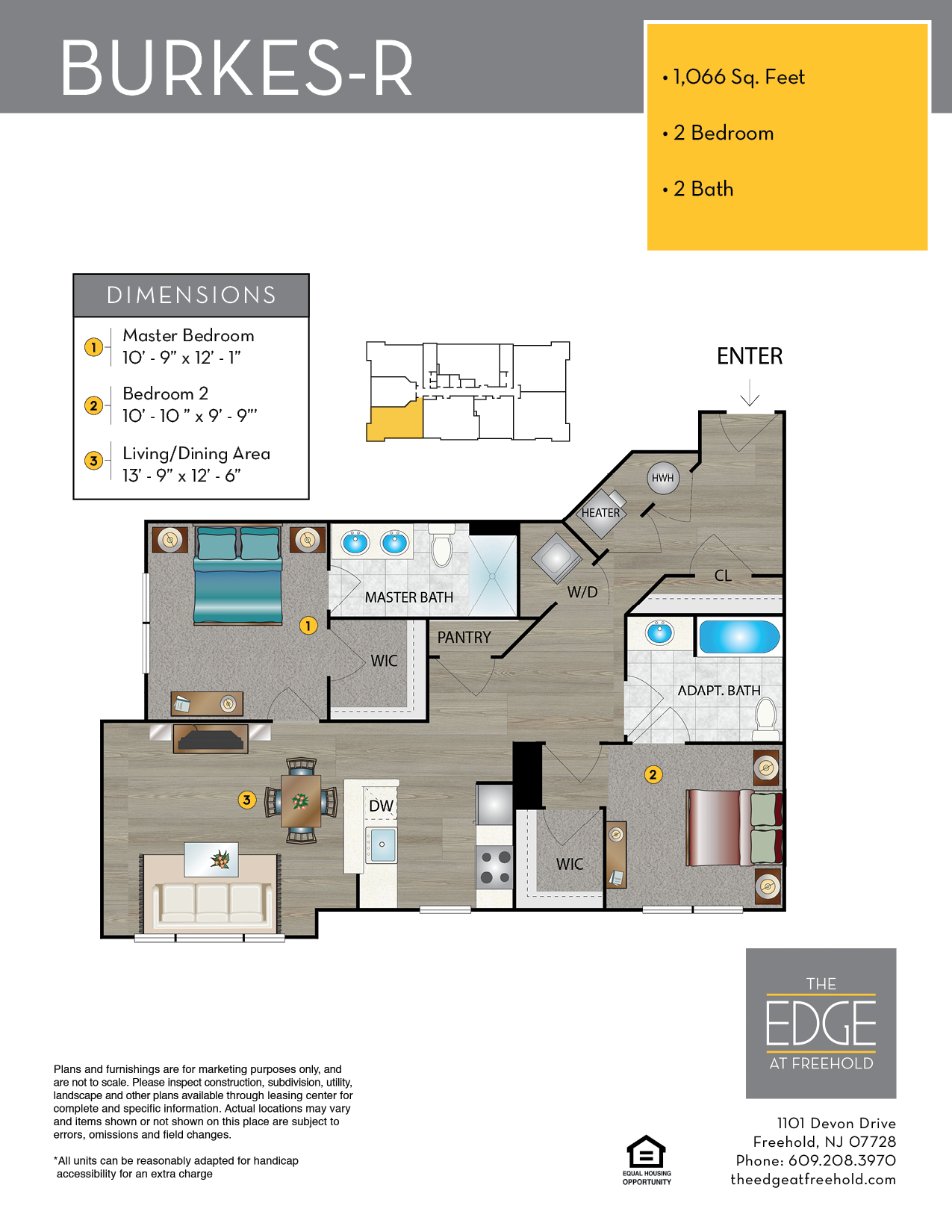 Luxury Floor Plans The Edge At Freehold, NJ. Monmouth County